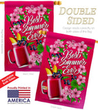 Summer Smoothie - Fun In The Sun Summer Vertical Impressions Decorative Flags HG192608 Made In USA