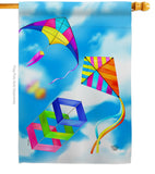 Blue Sky Kites - Fun In The Sun Summer Vertical Impressions Decorative Flags HG192641 Made In USA