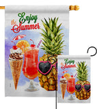 Wsummer Sweets - Fun In The Sun Summer Vertical Impressions Decorative Flags HG106091 Made In USA