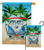 Summer Adventure - Fun In The Sun Summer Vertical Impressions Decorative Flags HG137058 Made In USA