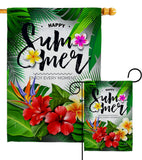 Enjoy Every Moment - Fun In The Sun Summer Vertical Impressions Decorative Flags HG137447 Made In USA