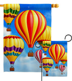 Hot Air Balloon Mass - Fun In The Sun Summer Vertical Impressions Decorative Flags HG192536 Made In USA