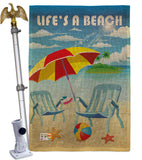 Life's a Beach - Fun In The Sun Summer Vertical Impressions Decorative Flags HG106057 Imported