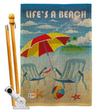 Life's a Beach - Fun In The Sun Summer Vertical Impressions Decorative Flags HG106057 Imported