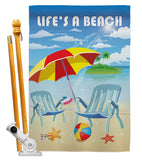 Life's a Beach - Fun In The Sun Summer Vertical Impressions Decorative Flags HG106057 Imported