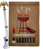 Barbecue - Fun In The Sun Summer Vertical Impressions Decorative Flags HG106076 Made In USA