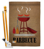 Barbecue - Fun In The Sun Summer Vertical Impressions Decorative Flags HG106076 Made In USA