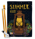 Summer Night Lantern - Fun In The Sun Summer Vertical Impressions Decorative Flags HG106082 Made In USA