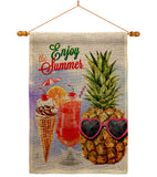 Wsummer Sweets - Fun In The Sun Summer Vertical Impressions Decorative Flags HG106091 Made In USA