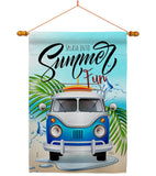 Splash Into - Fun In The Sun Summer Vertical Impressions Decorative Flags HG106115 Made In USA