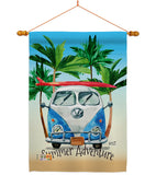 Summer Adventure - Fun In The Sun Summer Vertical Impressions Decorative Flags HG137058 Made In USA