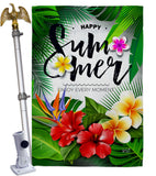 Enjoy Every Moment - Fun In The Sun Summer Vertical Impressions Decorative Flags HG137447 Made In USA