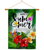 Enjoy Every Moment - Fun In The Sun Summer Vertical Impressions Decorative Flags HG137447 Made In USA