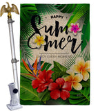 Enjoy Every Moment - Fun In The Sun Summer Vertical Impressions Decorative Flags HG137447 Made In USA