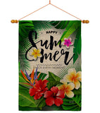 Enjoy Every Moment - Fun In The Sun Summer Vertical Impressions Decorative Flags HG137447 Made In USA