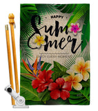 Enjoy Every Moment - Fun In The Sun Summer Vertical Impressions Decorative Flags HG137447 Made In USA