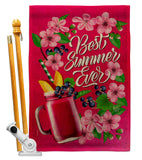 Summer Smoothie - Fun In The Sun Summer Vertical Impressions Decorative Flags HG192608 Made In USA