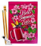 Summer Smoothie - Fun In The Sun Summer Vertical Impressions Decorative Flags HG192608 Made In USA