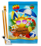 Summer Dream - Fun In The Sun Summer Vertical Impressions Decorative Flags HG192616 Made In USA