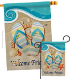 Sunny Friends - Fun In The Sun Summer Vertical Impressions Decorative Flags HG106060 Made In USA