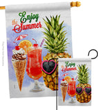 Wsummer Sweets - Fun In The Sun Summer Vertical Impressions Decorative Flags HG106091 Made In USA