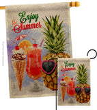 Wsummer Sweets - Fun In The Sun Summer Vertical Impressions Decorative Flags HG106091 Made In USA