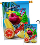 Summer In The Air - Fun In The Sun Summer Vertical Impressions Decorative Flags HG106097 Made In USA
