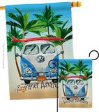 Summer Adventure - Fun In The Sun Summer Vertical Impressions Decorative Flags HG137058 Made In USA