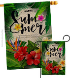 Enjoy Every Moment - Fun In The Sun Summer Vertical Impressions Decorative Flags HG137447 Made In USA