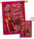 Summer Smoothie - Fun In The Sun Summer Vertical Impressions Decorative Flags HG192608 Made In USA