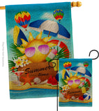 Summer Dream - Fun In The Sun Summer Vertical Impressions Decorative Flags HG192616 Made In USA