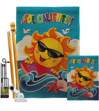 ¡Sol Caliente! - Fun In The Sun Summer Vertical Impressions Decorative Flags HG120026 Made In USA