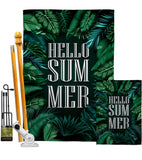 Hello Summer - Fun In The Sun Summer Vertical Impressions Decorative Flags HG190070 Made In USA