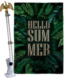 Hello Summer - Fun In The Sun Summer Vertical Impressions Decorative Flags HG190070 Made In USA