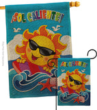 ¡Sol Caliente! - Fun In The Sun Summer Vertical Impressions Decorative Flags HG120026 Made In USA