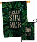 Hello Summer - Fun In The Sun Summer Vertical Impressions Decorative Flags HG190070 Made In USA