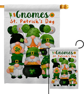 St Pat Buddy - Bugs Frogs Garden Friends Vertical Impressions Decorative Flags HG120304 Made In USA