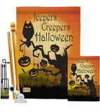Jeepers Creepers - Halloween Fall Vertical Impressions Decorative Flags HG112008 Made In USA