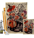 Witch Bouquet - Halloween Fall Vertical Impressions Decorative Flags HG112115 Made In USA