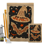 Very Scary Halloween - Halloween Fall Vertical Impressions Decorative Flags HG137094 Made In USA