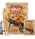 Fall Pumpkins - Halloween Fall Vertical Impressions Decorative Flags HG137298 Made In USA