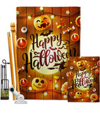 Lightful Halloween - Halloween Fall Vertical Impressions Decorative Flags HG192245 Made In USA