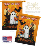 Little Ghost - Halloween Fall Vertical Impressions Decorative Flags HG112051 Made In USA