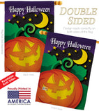 Halloween Night - Halloween Fall Vertical Impressions Decorative Flags HG112052 Made In USA