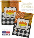Trick or Treat - Halloween Fall Vertical Impressions Decorative Flags HG112056 Made In USA