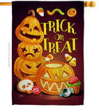 Spooky Sweet - Halloween Fall Vertical Impressions Decorative Flags HG112088 Made In USA