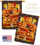 Pumpkin Patch - Halloween Fall Vertical Impressions Decorative Flags HG112089 Made In USA