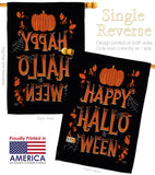 Halloween Night - Halloween Fall Vertical Impressions Decorative Flags HG112099 Made In USA