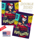 La Calavera Catrina - Halloween Fall Vertical Impressions Decorative Flags HG112102 Made In USA