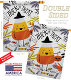 Candy Corn - Halloween Fall Vertical Impressions Decorative Flags HG112103 Made In USA